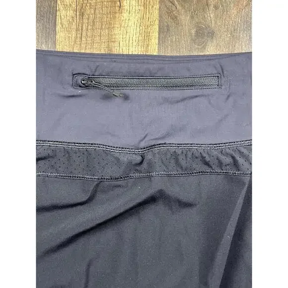 Athleta Run With It 16" Skort Black Athletic Running Skirt Womens Size Large L . - Picture 5 of 11